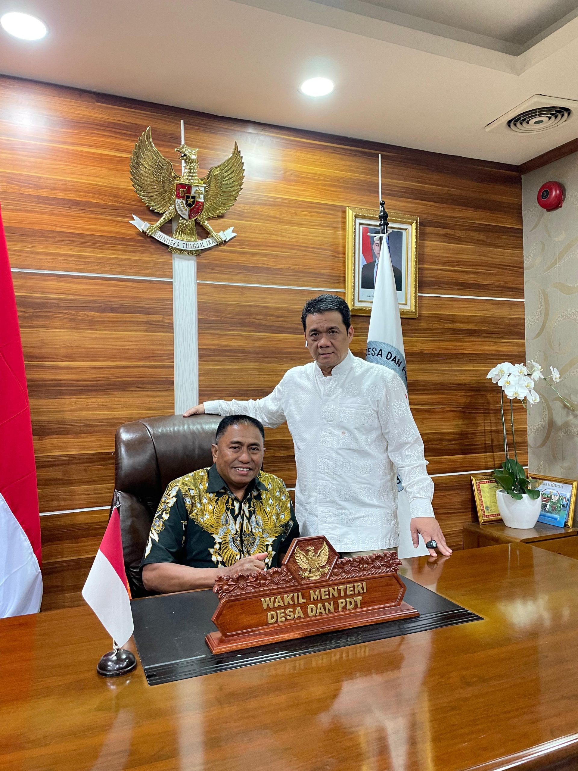 Dengan judul FSP BUMN IRA membangun sinergi dengan kementerian Desa dan PDT